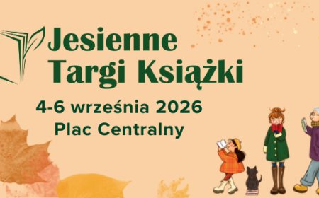 4-6 вересня: У центрі Варшави – Осінній книжковий ярмарок 2026