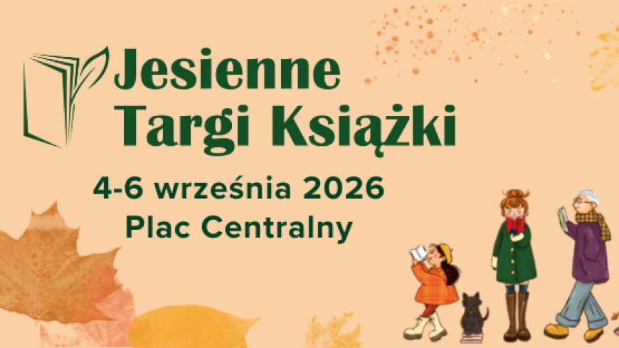 4-6 вересня: У центрі Варшави – Осінній книжковий ярмарок 2026